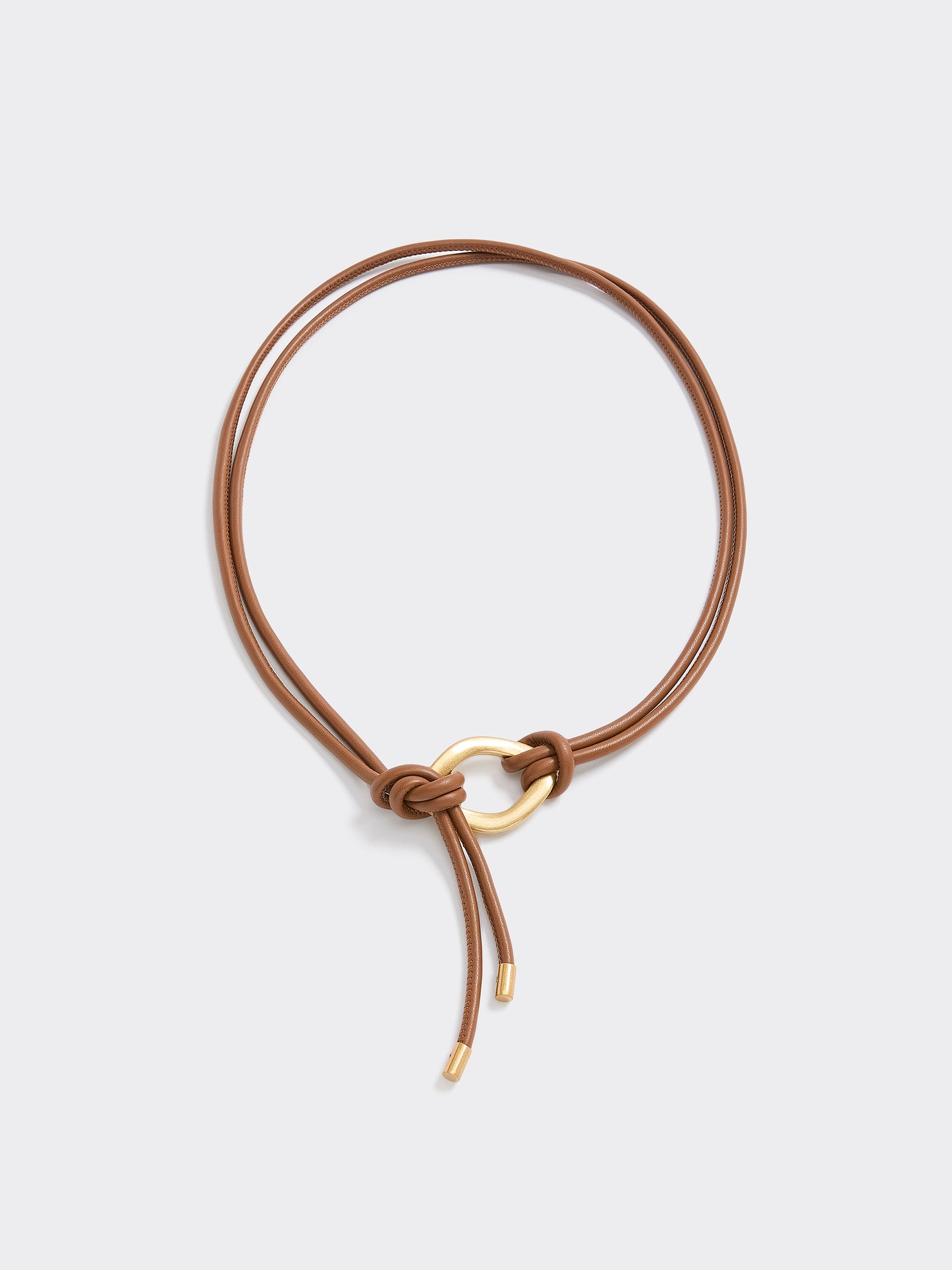 Faux Leather Cord Belt