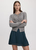 Pleated Chiffon Mini-Skirt