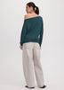 Long-Sleeve Off-the-Shoulder Top