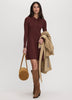 Long-Sleeve Polo Mini Dress