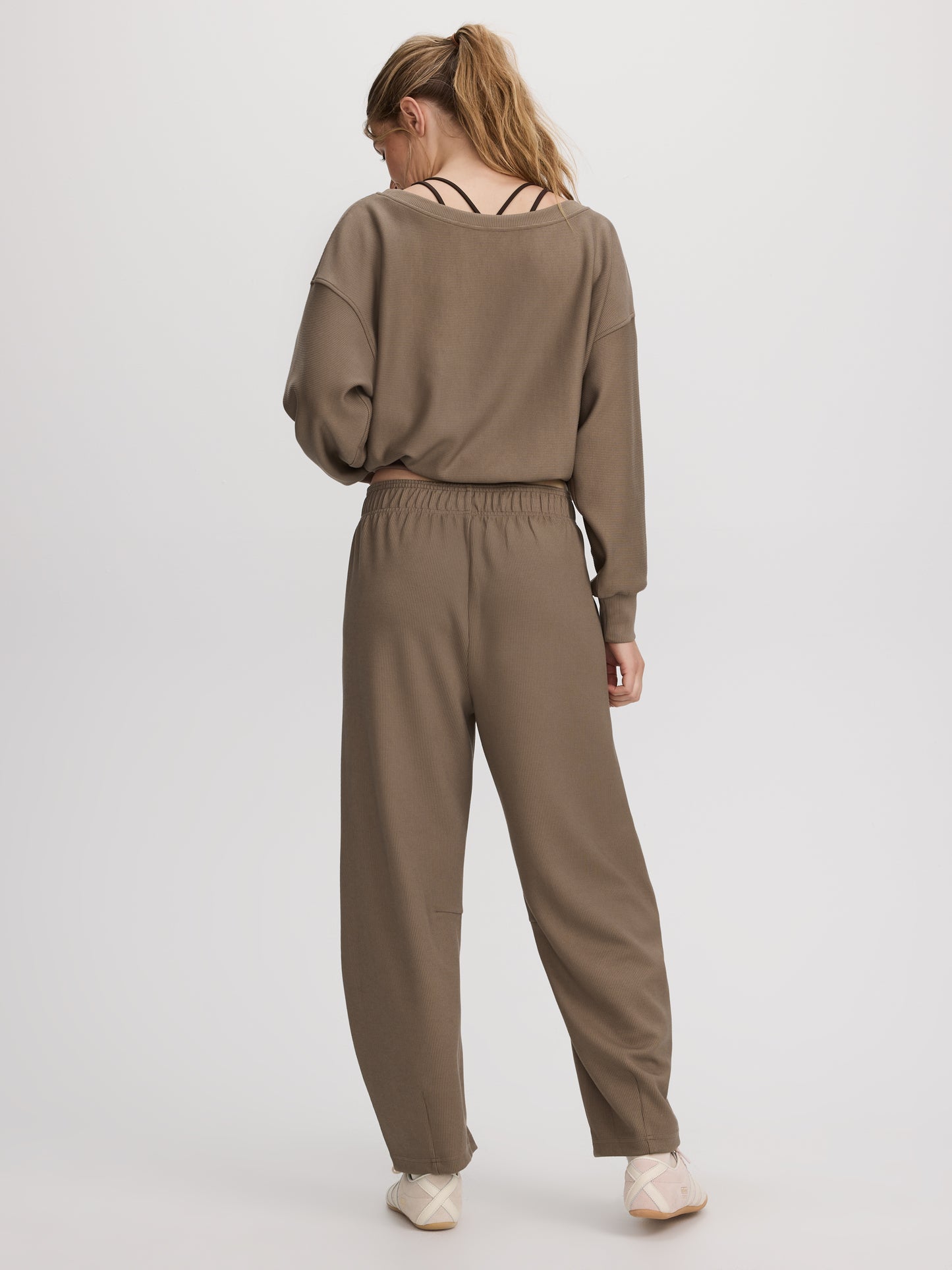 Barrel-Leg Pull-On Pant