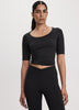 Fitted Scoop-Neck Tee - PULSE (R) Hyba