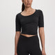 Fitted Scoop-Neck Tee - PULSE (R) Hyba