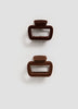 Velvet Hair Clip - Set of 2