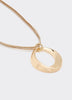 Stone Pendant on Short Cord Necklace