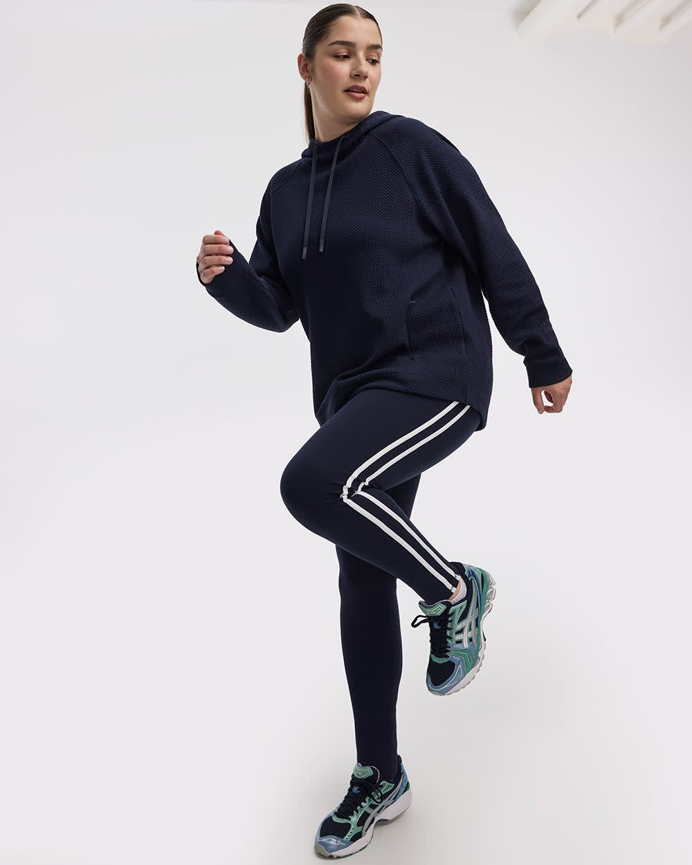 Tunique à capuchon en jacquard - Hyba