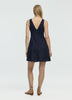 Sleeveless V-Neck Mini Dress with Seashell