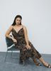 Sleeveless Maxi Dress with Cowl Neckline