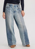 Wide-Leg High-Rise Jean with Elastic Waist - Curvy Fit