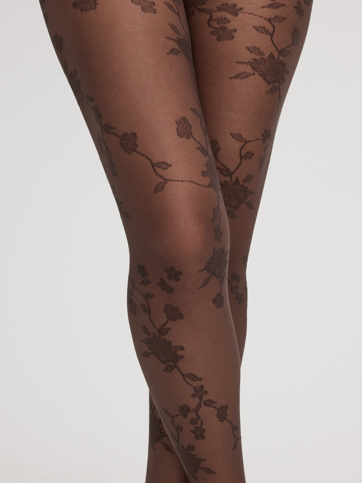 Tights with Lace Roses