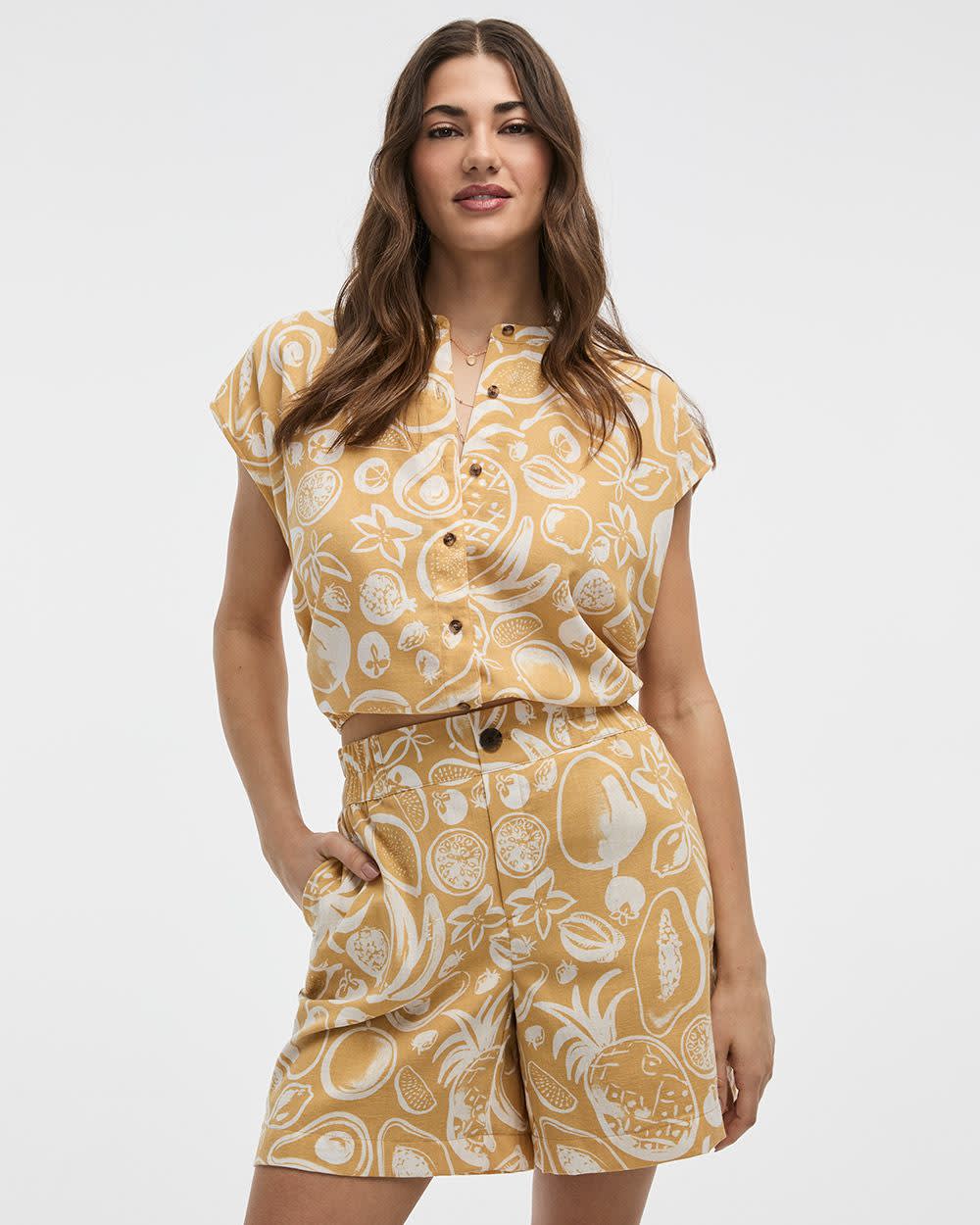 Short à taille élastique