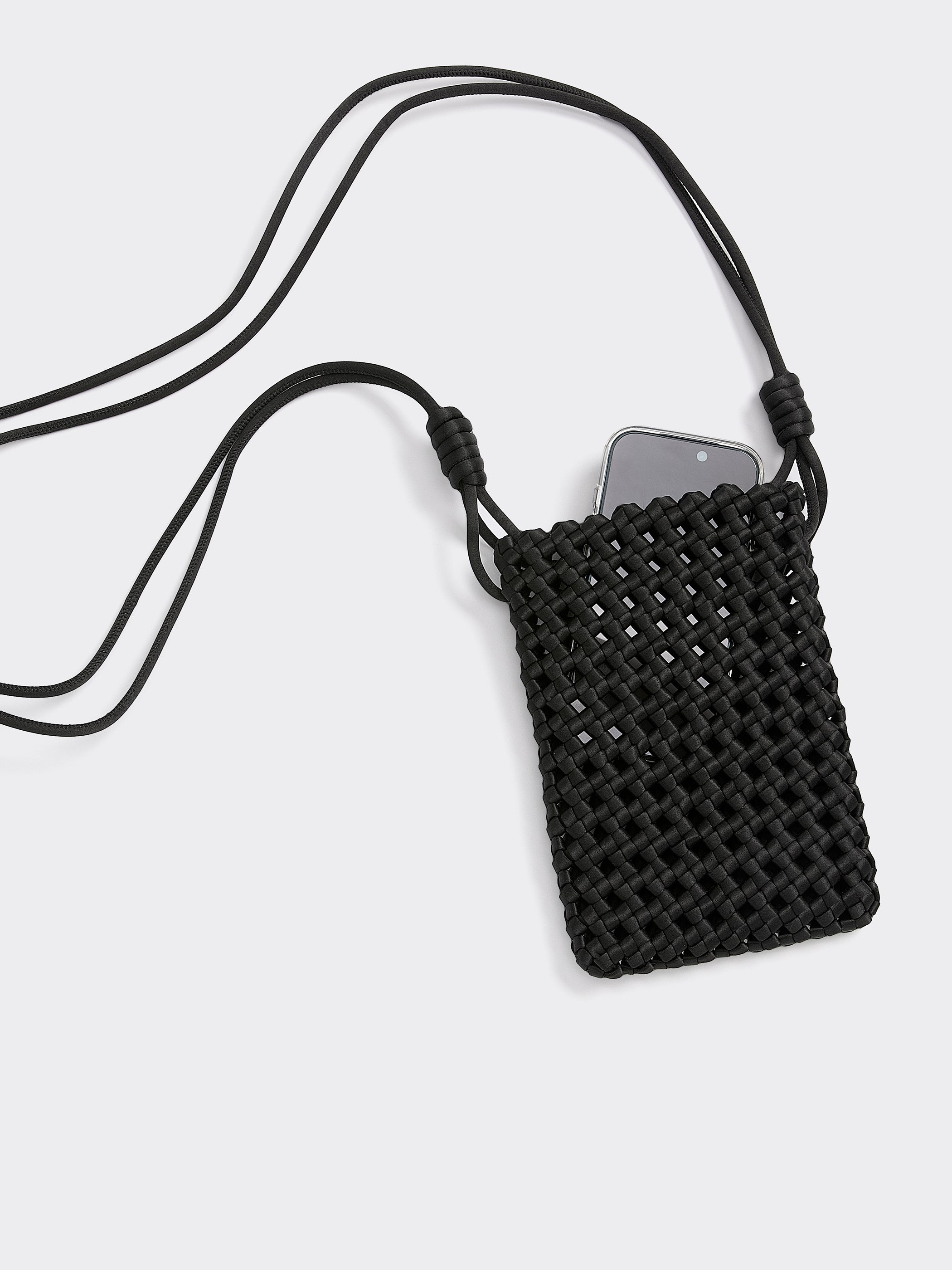 Crochet Cross-Body Phone Bag