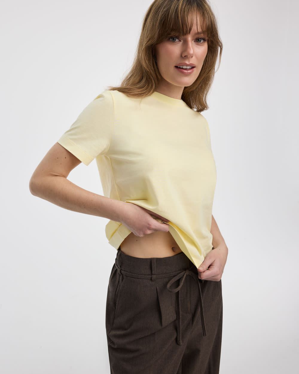 Boyfriend Crew-Neck T-Shirt - R Essentials