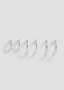 Stainless Steel Hoop Earrings – Set of 3