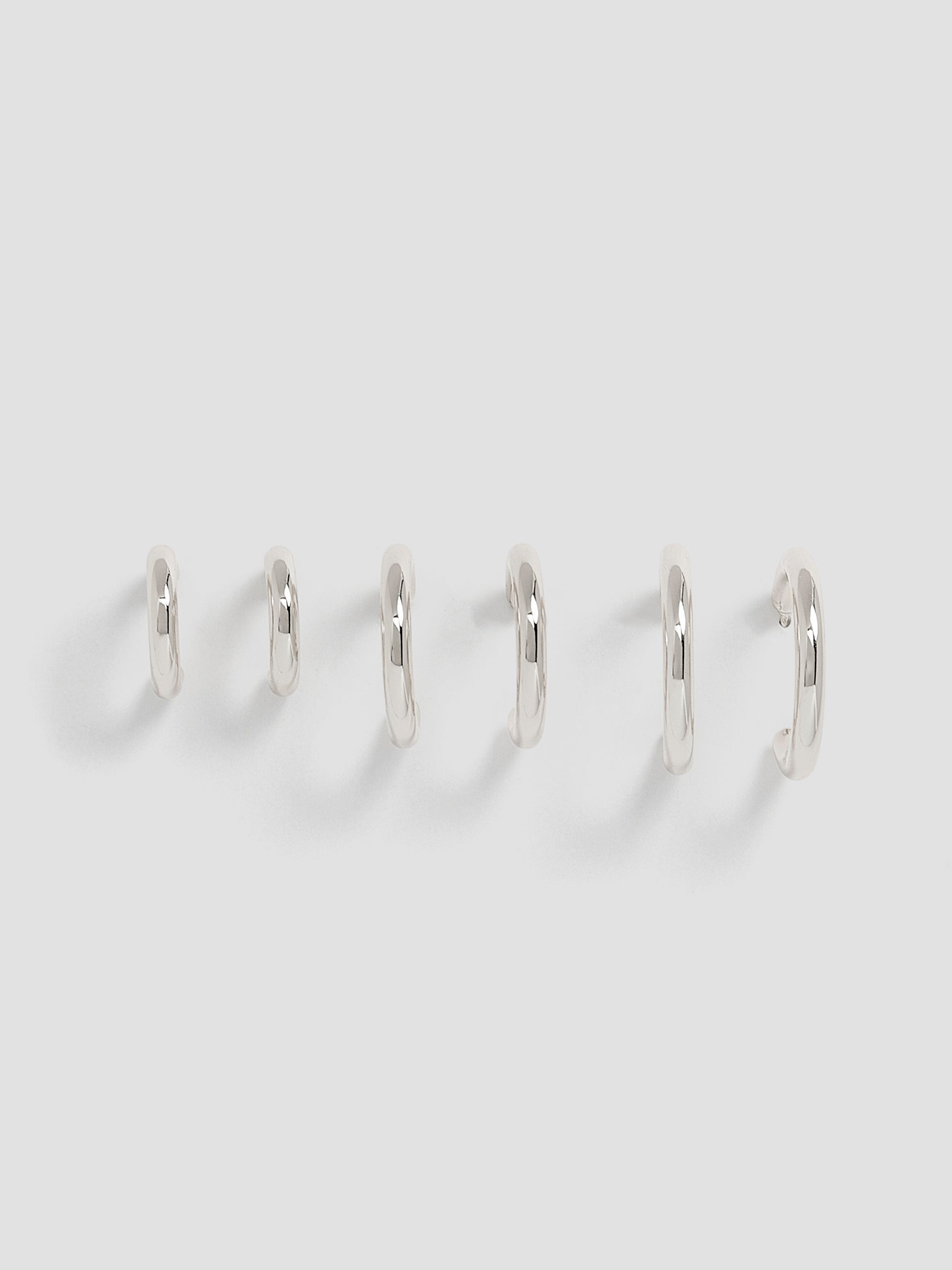 Stainless Steel Hoop Earrings – Set of 3