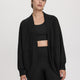 Long-Sleeve Open Cardigan with Pockets - HYLUX Hyba