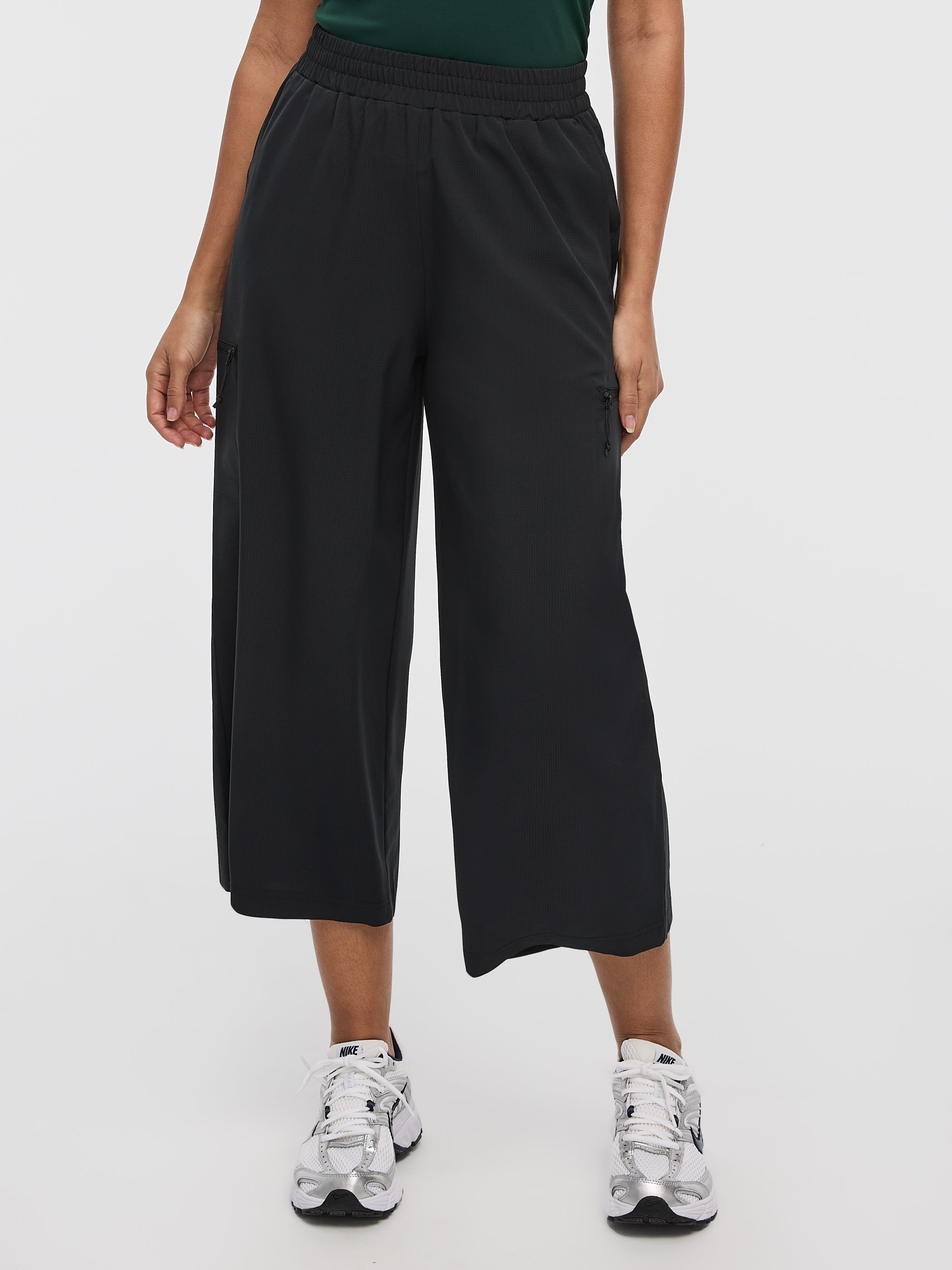 Wide-Leg High-Rise Cropped Pant - Hyba