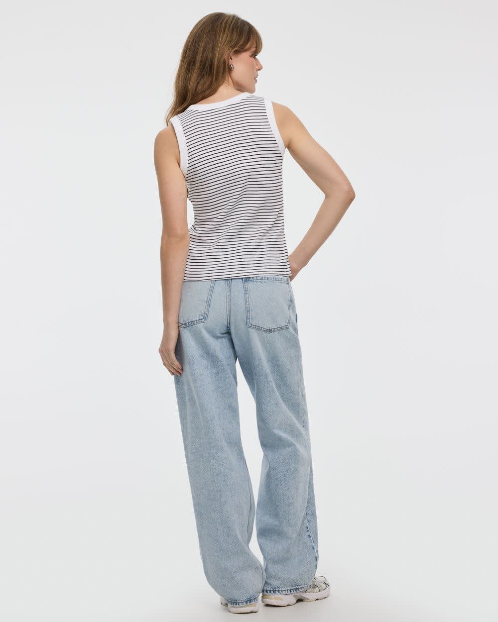 Striped Crew-Neck Tank - R Essentials