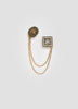 Double Brooch with Chains