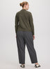 Long-Sleeve Sweater with Johnny Collar - R Essentials