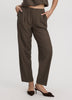 Houndstooth Mid-Rise Barrel Pants - The Timeless