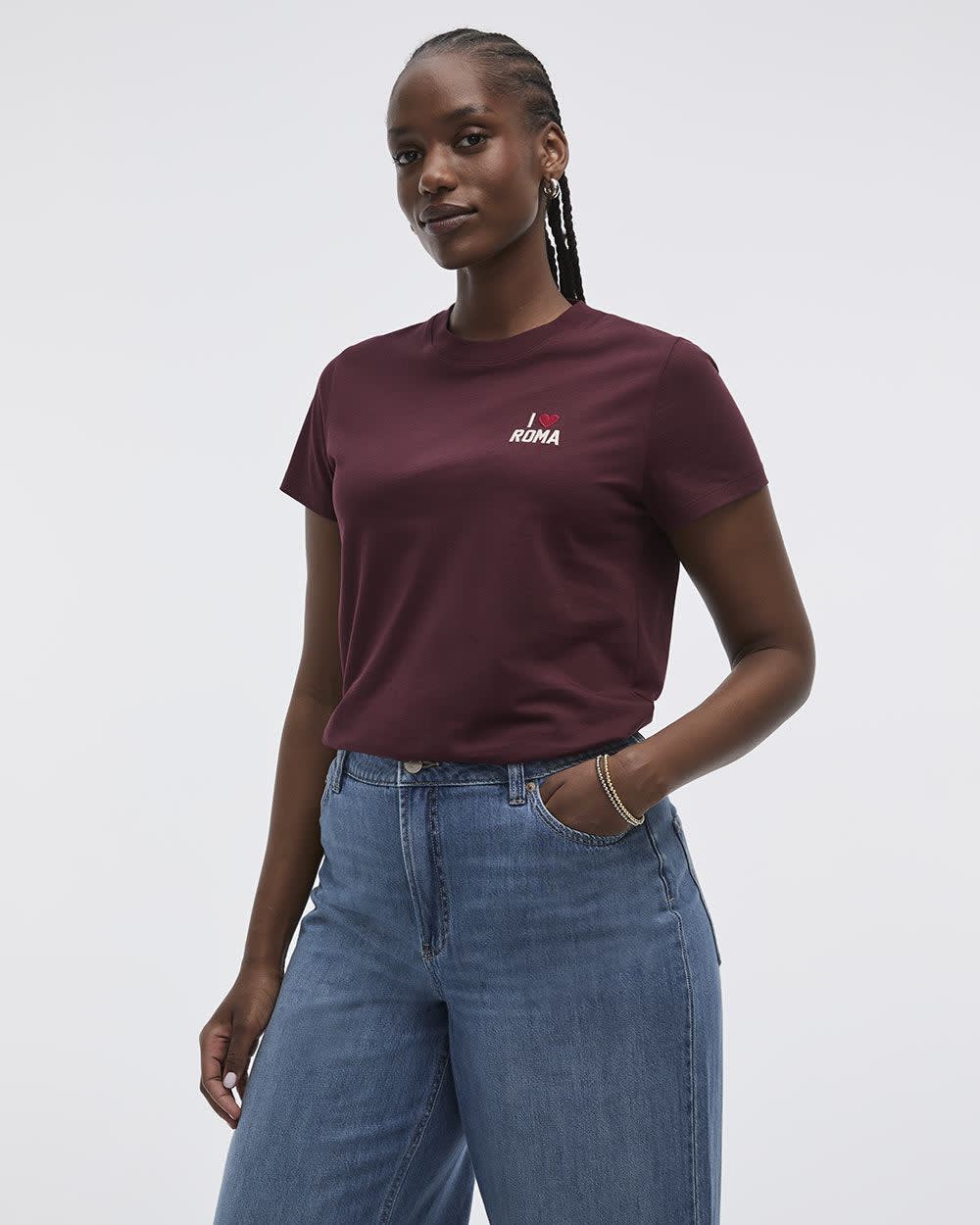 Crew-Neck Graphic T-Shirt