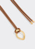Faux Leather Cord Belt