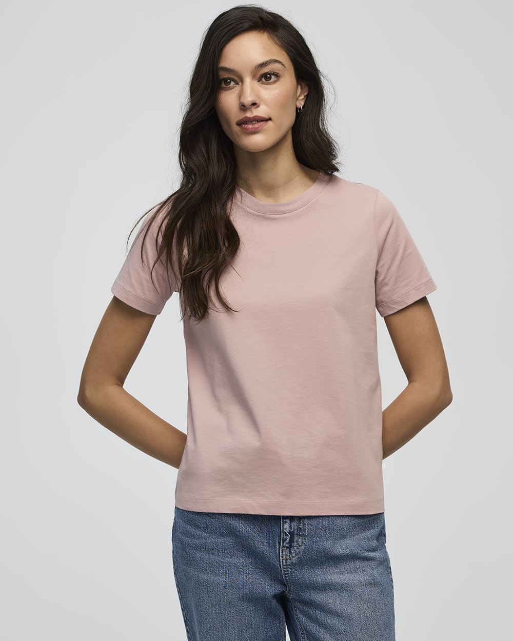 Boyfriend Crew Neck T-Shirt - R Essentials