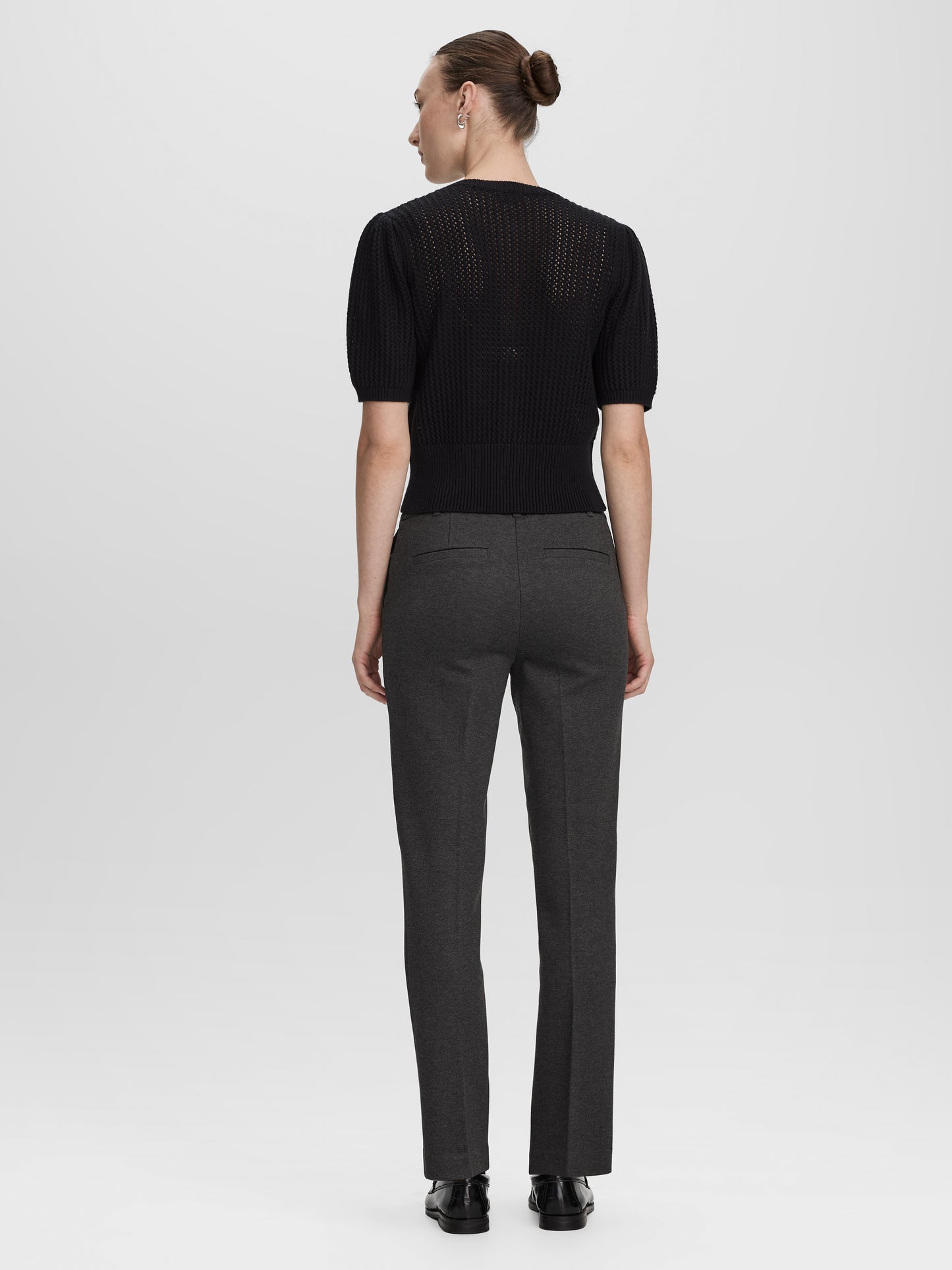 Straight-Leg High-Rise Pants - The Modern Stretch (R)