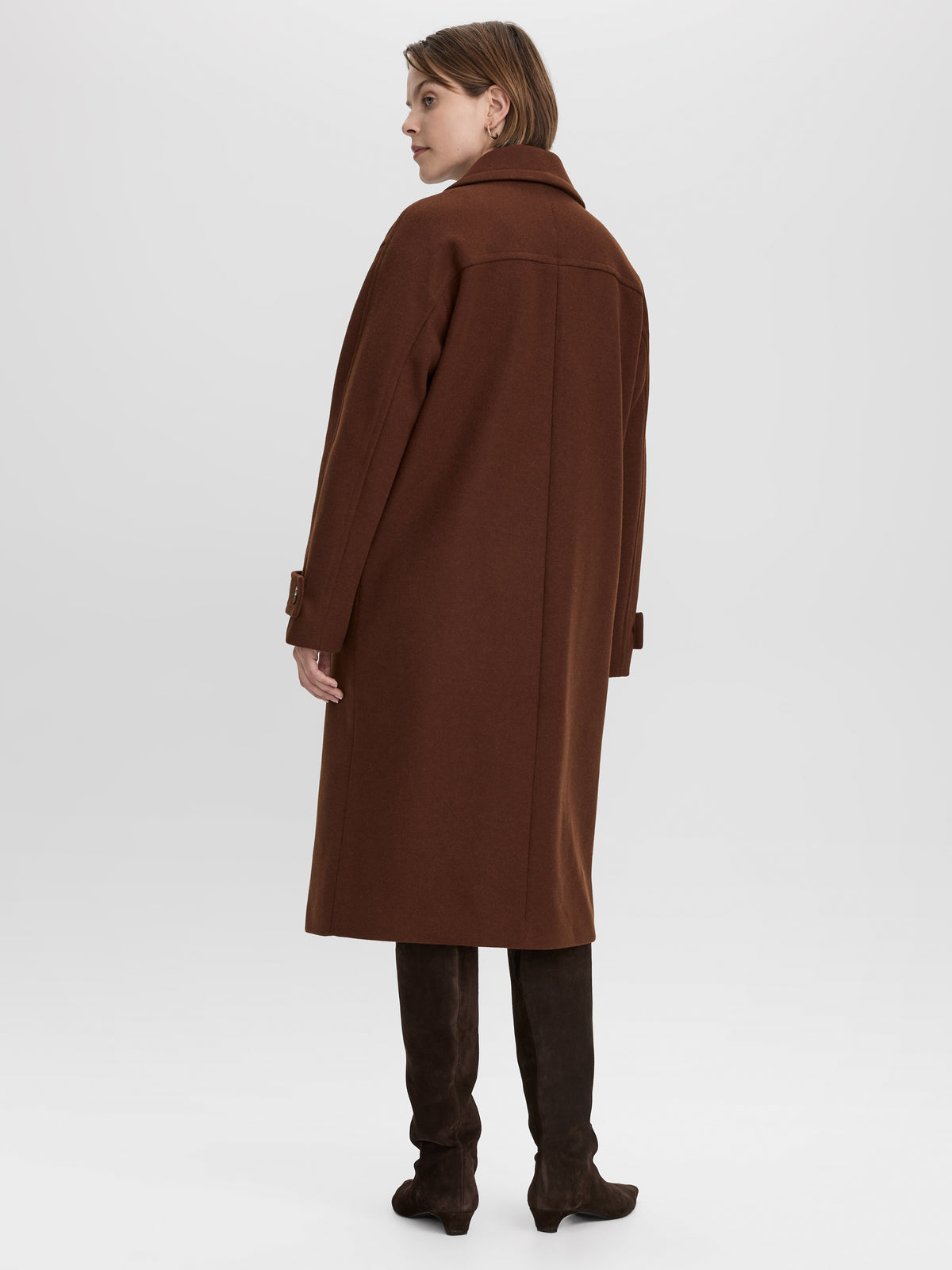 Oversized Double-Breasted Coat