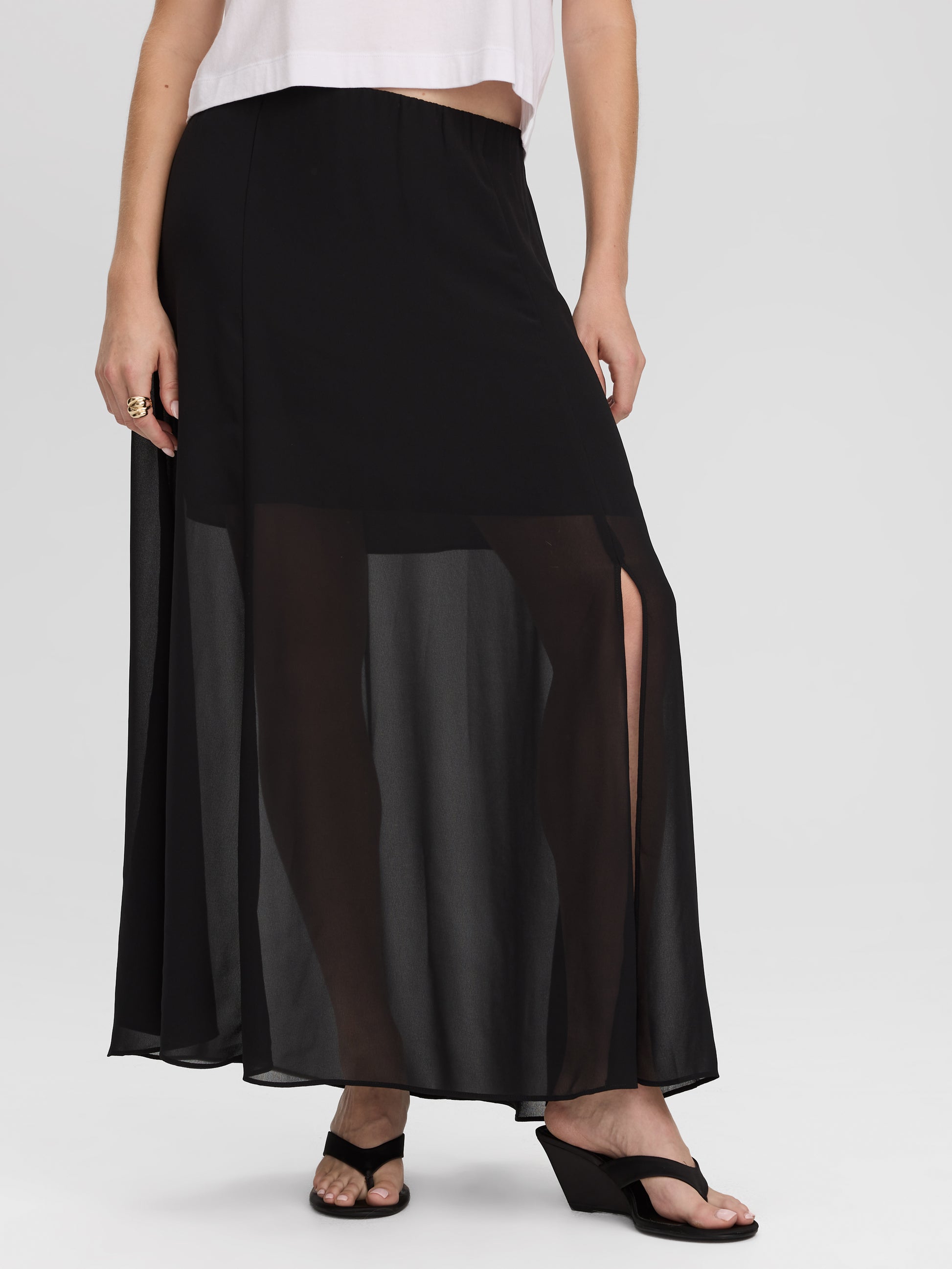 Maxi Chiffon Skirt