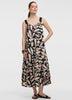 Sleeveless Maxi Dress with Contrast Straps