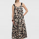 Sleeveless Maxi Dress with Contrast Straps