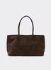 Faux Suede Tote Bag