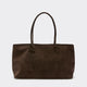 Faux Suede Tote Bag