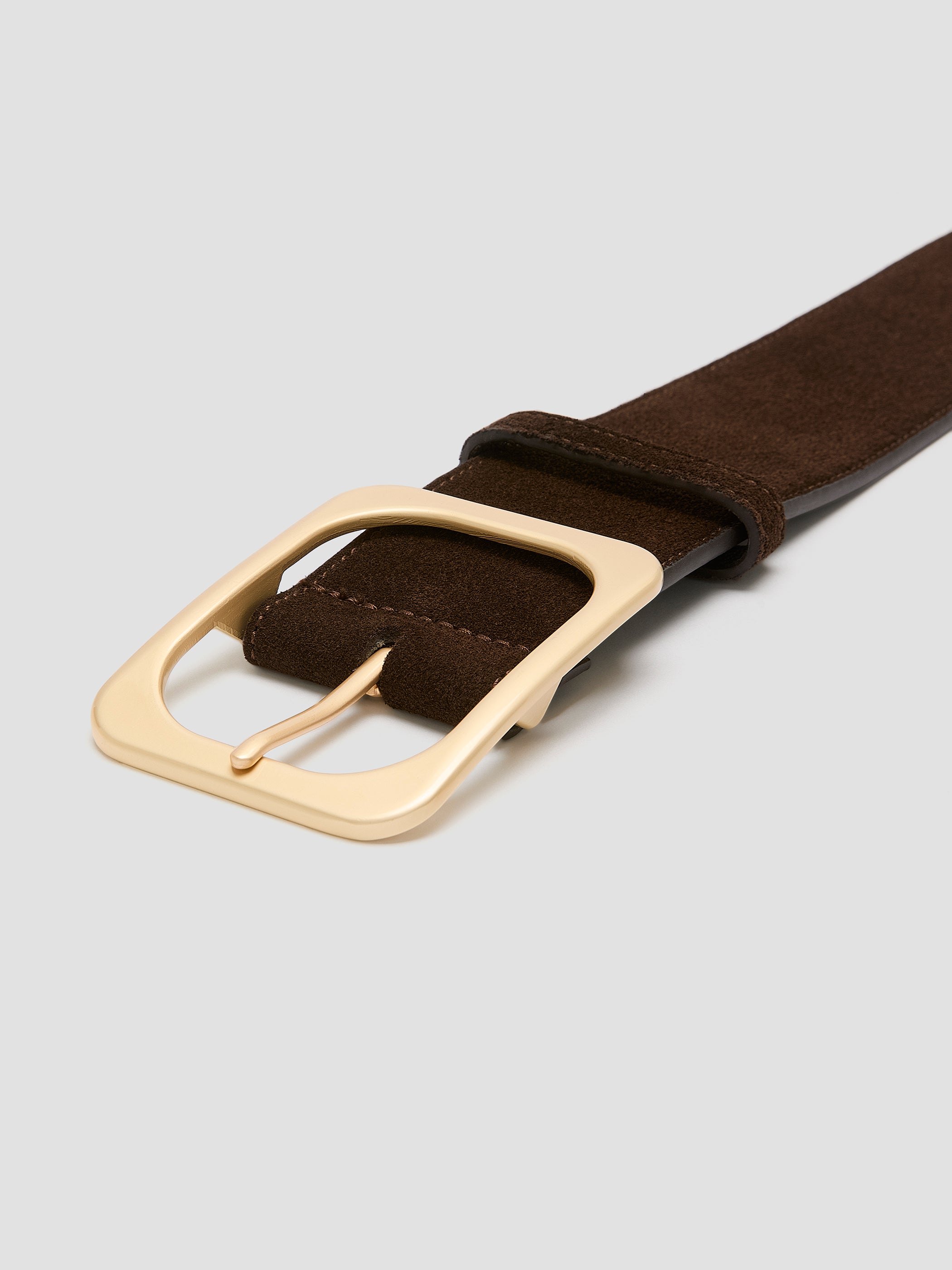 Leather and Suede Belt