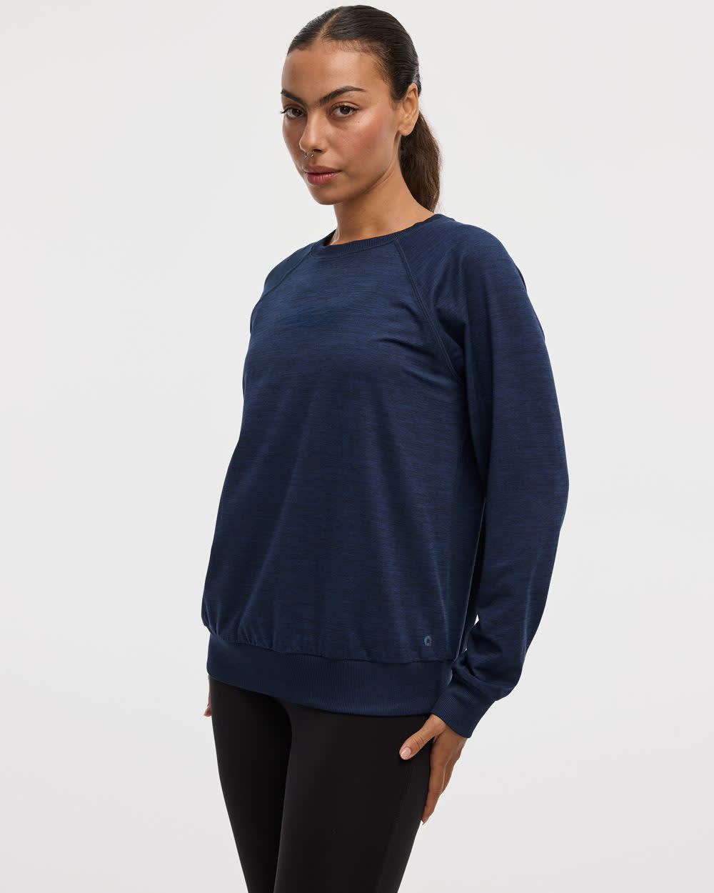 Pull à manches longues et col rond - Dry-Lux (MD) Hyba Essentiels