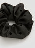 Satin Scrunchie with Velvet Dots