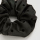 Satin Scrunchie with Velvet Dots