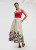 Pleated Maxi Skirt