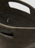 Structured Faux-Suede Tote Bag