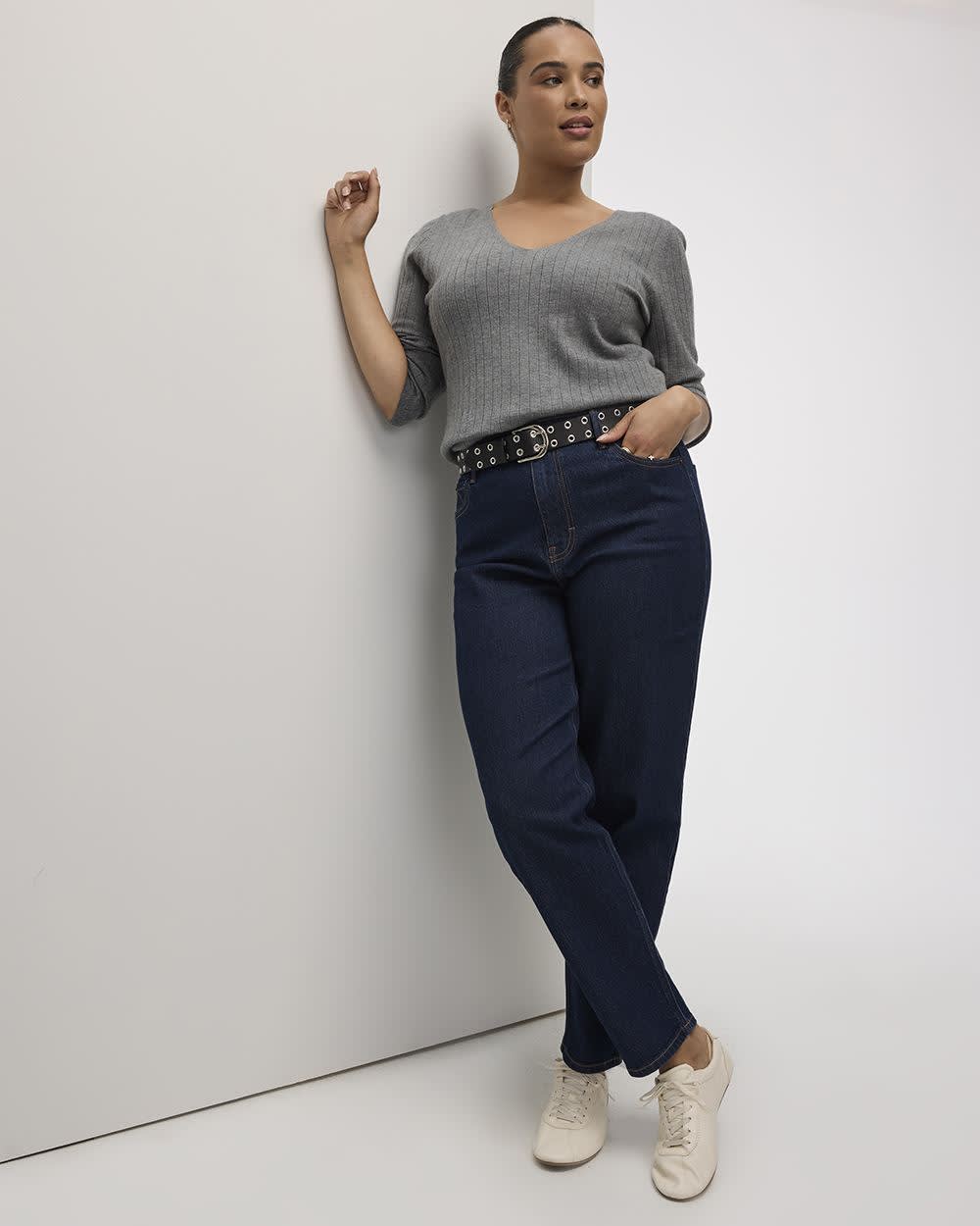 Tapered-Leg High-Rise Jean - The Mom Jeans