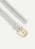 Skinny Faux Leather Belt