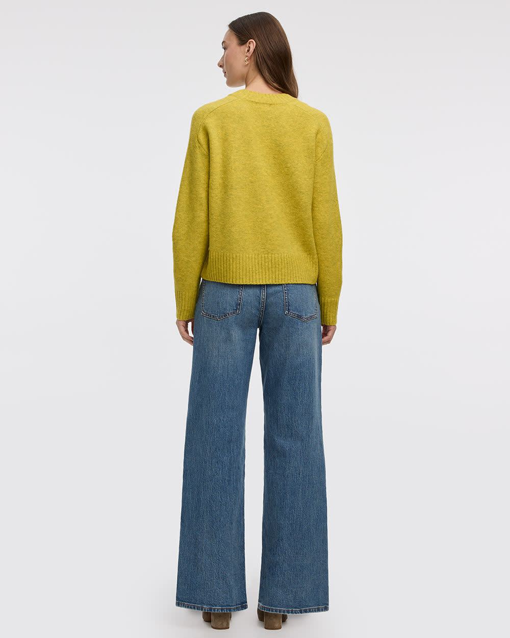 Long-Sleeve Crew-Neck PlushSoft Pullover