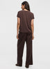 Short-Dolman-Sleeve Boat-Neck T-Shirt