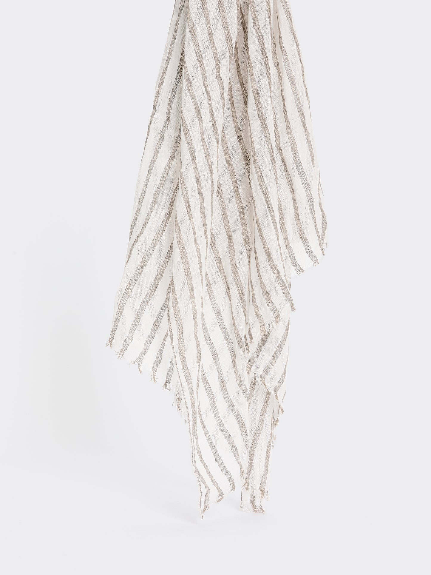 Linen-Blend Oblong Scarf