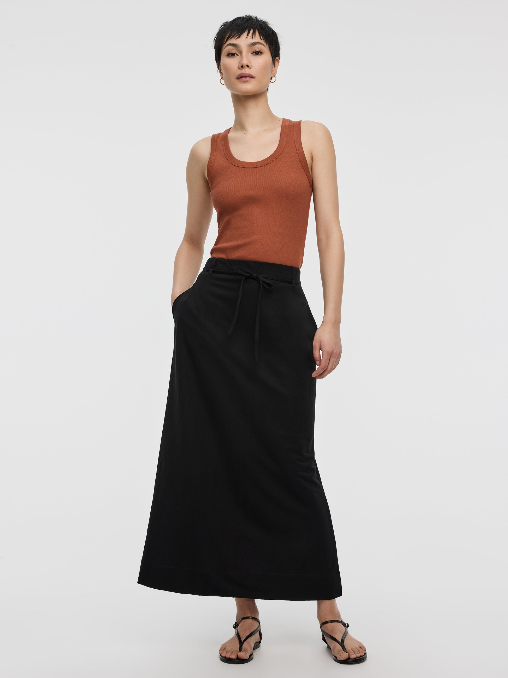 Pull-On Maxi Skirt