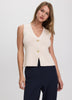 Sleeveless V-Neck Sweater Vest