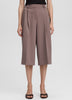Pleated Bermuda Shorts