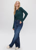 Long-Sleeve Crew-Neck Ribbed T-Shirt - R Essentials